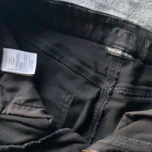 American Eagle Super High Waisted black size 12 jeans
